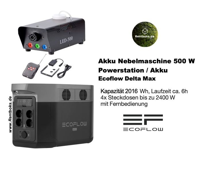 :Akku Nebelmaschine Antari Powerstation mieten bei Rentboks