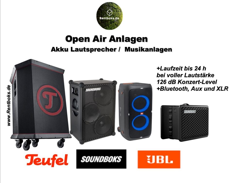 Soundboks 3 4 Musikanlage mieten bei Rentboks – Party-Sound