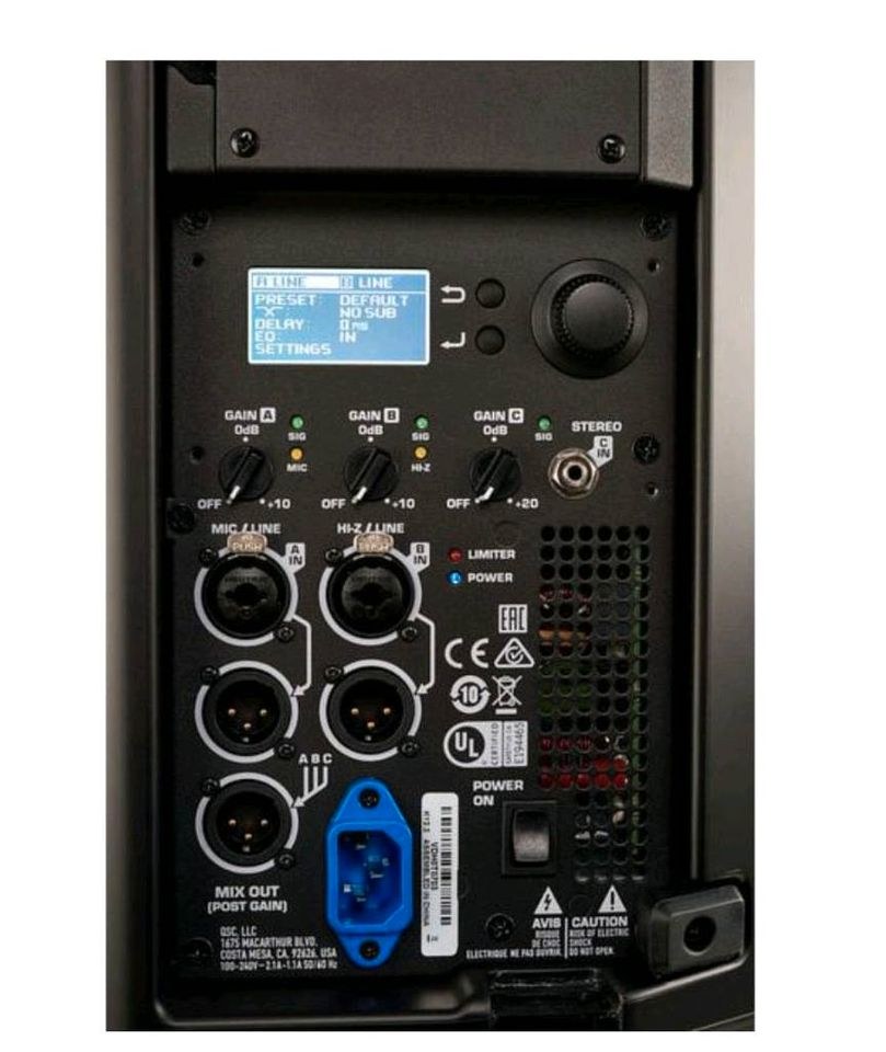 Musikanlage 8000 Watt PA Anlage QSC 12 Zoll mieten bei Rentboks – 4
