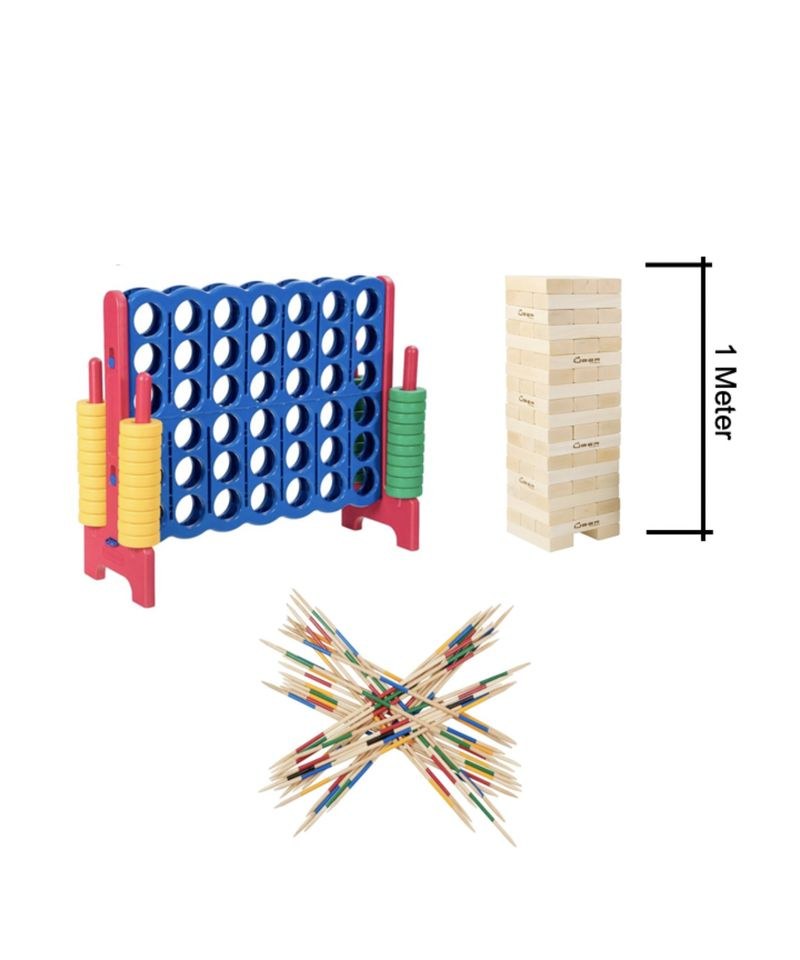 XXL Spiele N Vier Gewinnt Jenga Mikado mieten bei Rentboks
