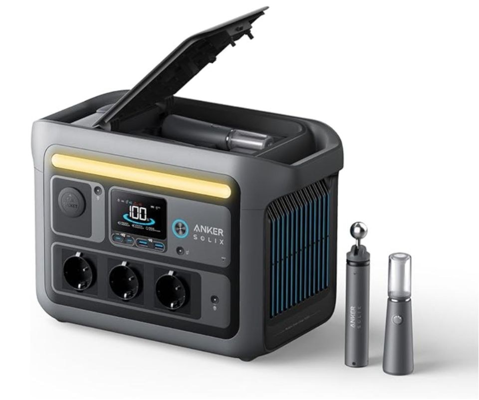 Powerstation Anker SOLIX C800 768 Wh Powerbank mieten bei Rentboks