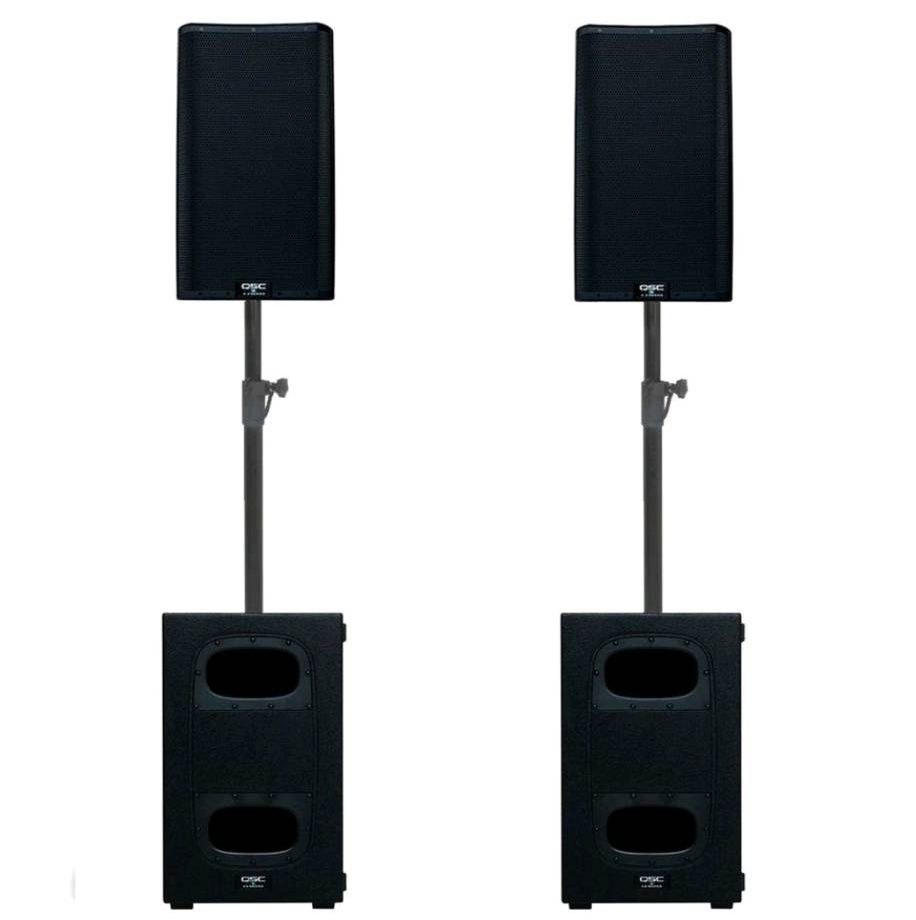 Musikanlage 8000 Watt PA Anlage QSC 12 Zoll mieten bei Rentboks – 2
