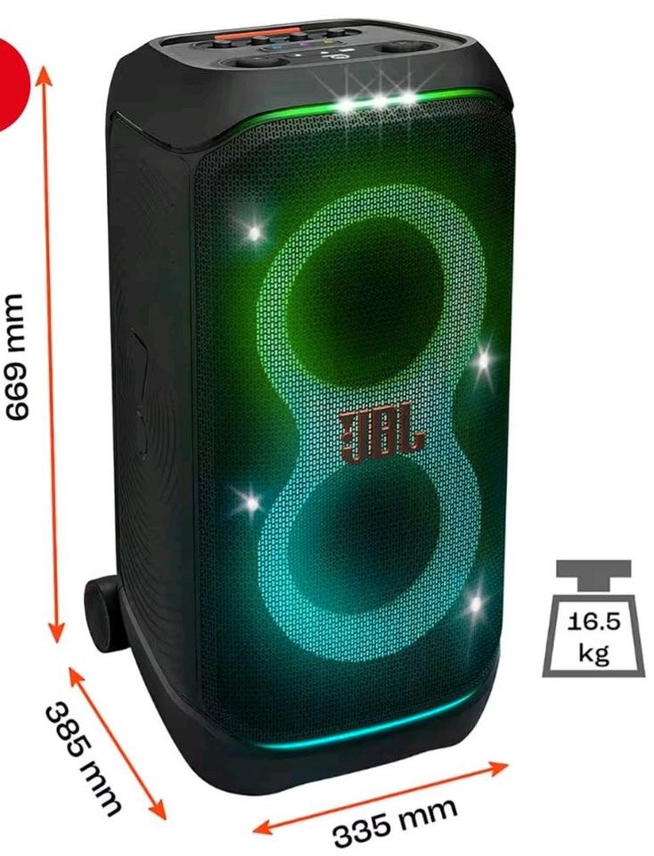 JBL PartyBox 320 Akku Lichtshow mieten bei NTVERMIETUNG – Party-Sound