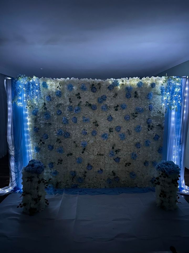 Blumenwand Fotowand Hintergrund Flowerwall N mieten in Nersingen – 3