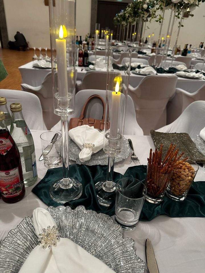 Kerzenständer Kerzenhalter 3er Set Kerzen N mieten in Nersingen – 3