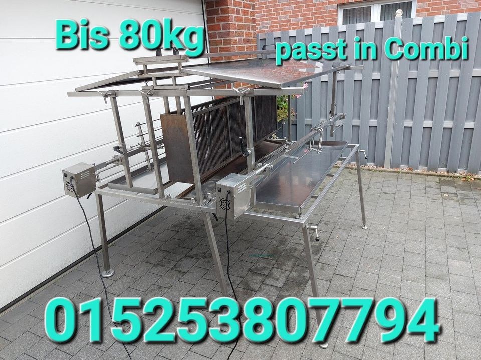 Spanferkelgrill N Spanferkel Lamm Doppel Grill mieten bei AK Verleih