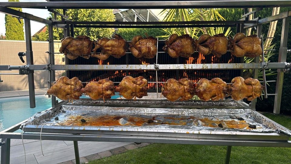 Hähnchengrill N Grill Großgrill Spießgrill mieten bei AK Verleih