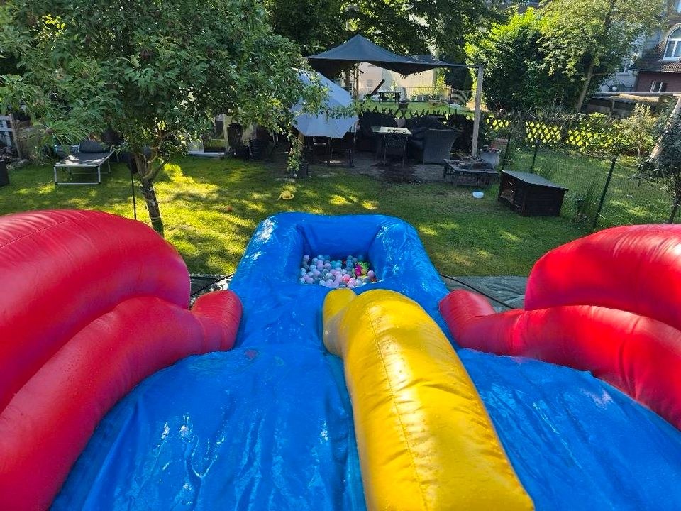 Hüpfburg Wasserpark Hindernisparcours u mieten bei L&A Eventservice – 3