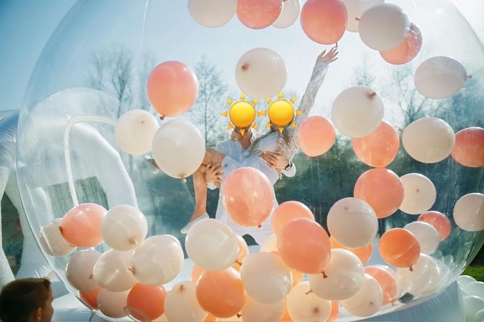 BubbleHouse Luftballon Hüpfburg mieten bei L&A Eventservice – 2