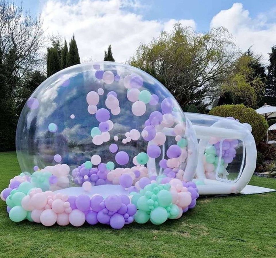 BubbleHouse Luftballon Hüpfburg mieten bei L&A Eventservice