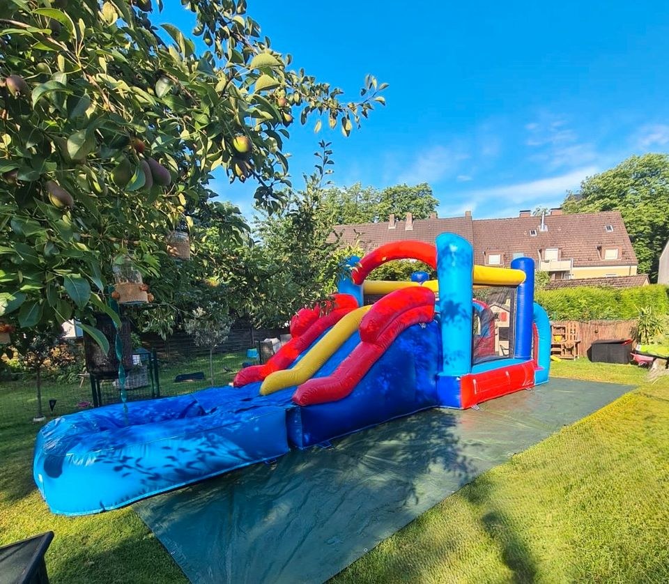 Hüpfburg Wasserpark Hindernisparcours u mieten bei L&A Eventservice – 2