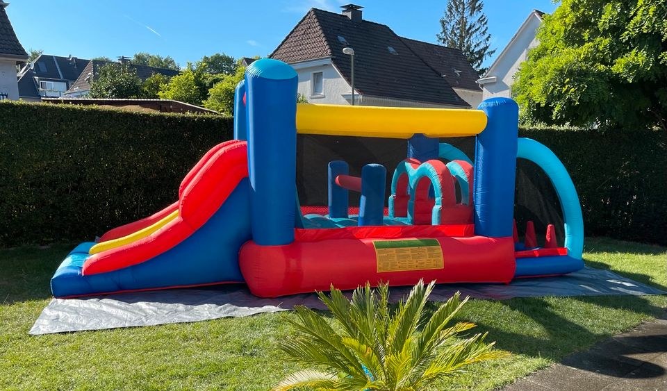 Hüpfburg Hindernisparcours Doppelrutsche mieten bei L&A Eventservice – 2