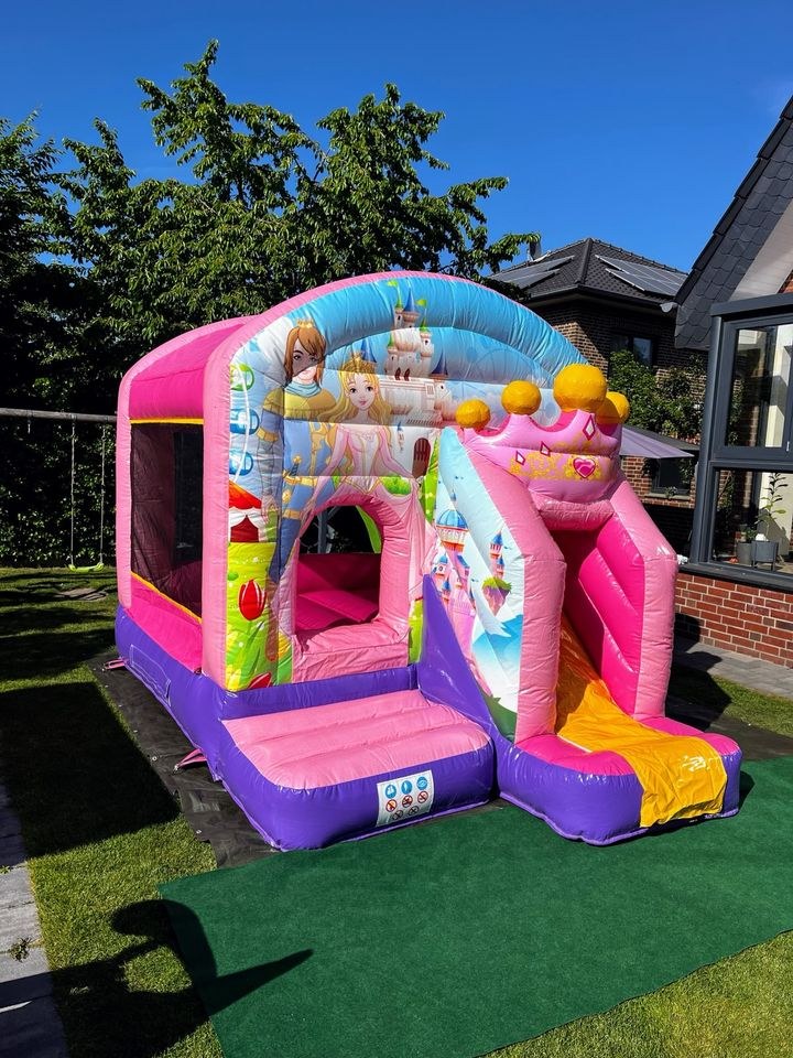 ✨Hüpfburg Prinzessin Glitzereffekt Rutsche mieten in Sassenberg