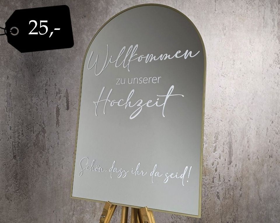 Spiegel Sitzplan Finde deinen Platz Deko mieten in Garath – 3