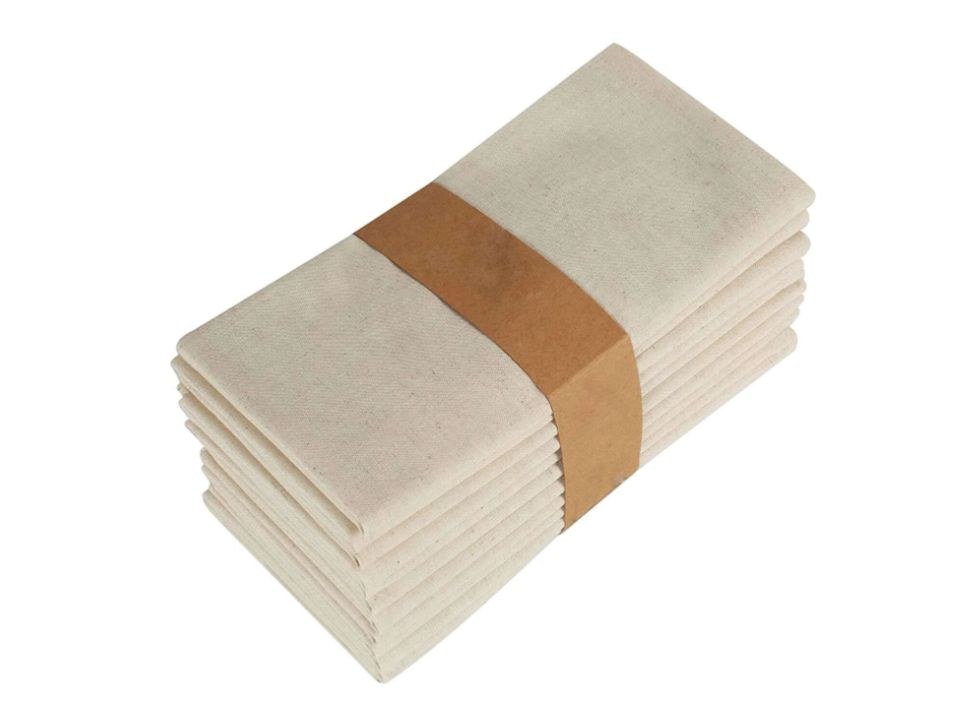Leinenservietten Beige 40x40cm nachhaltige mieten in Garath – 3
