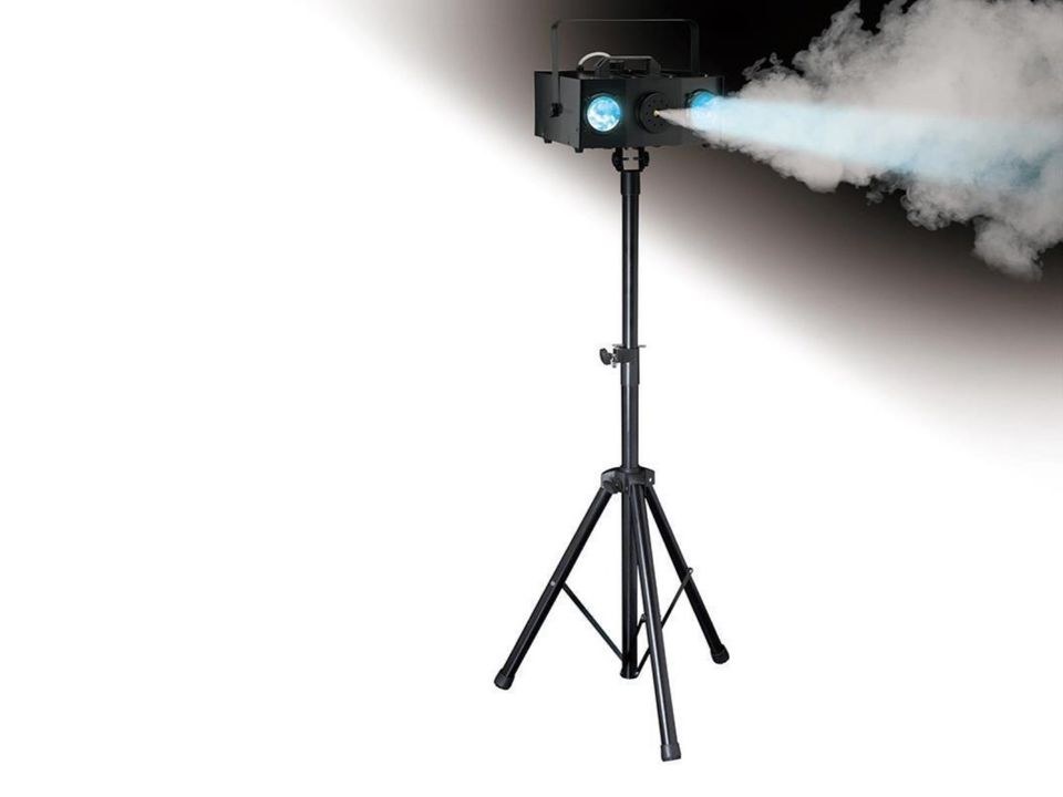 Nebelmaschine Partymaschine LED Licht Strahler mieten in Garath – 3