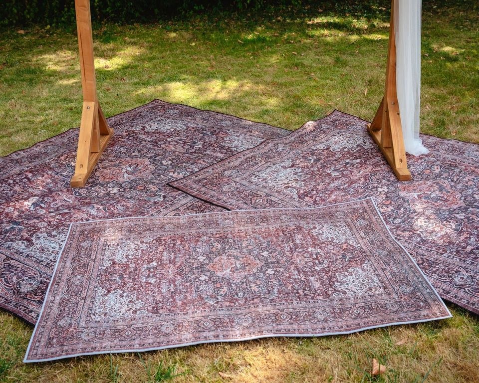 Outdoor Teppich Deko mieten in Garath – für die Hochzeit – 4