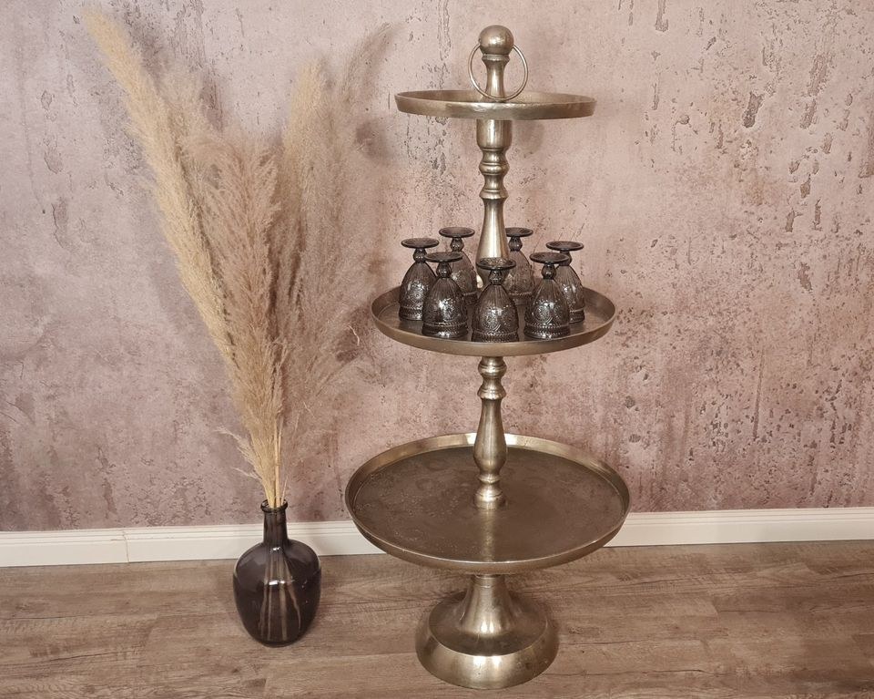 XXL Etagere Sektempfang Servierplatte Deko mieten in Garath – 2