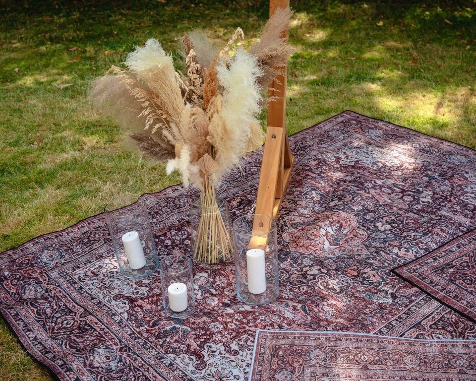 Outdoor Teppich Deko mieten in Garath – für die Hochzeit – 2