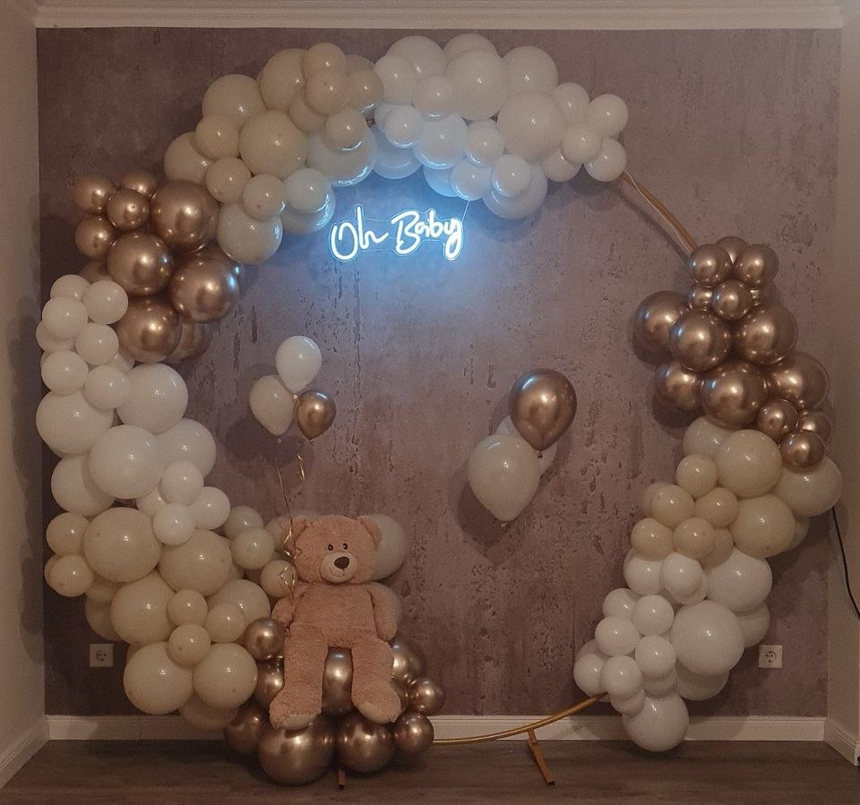 Neonschild Oh Baby Babyshower Deko mieten in Garath – für Ihr Fest – 2