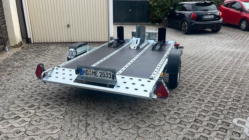 Motorradanhänger Absenkbar mieten in Hockenheim – 3