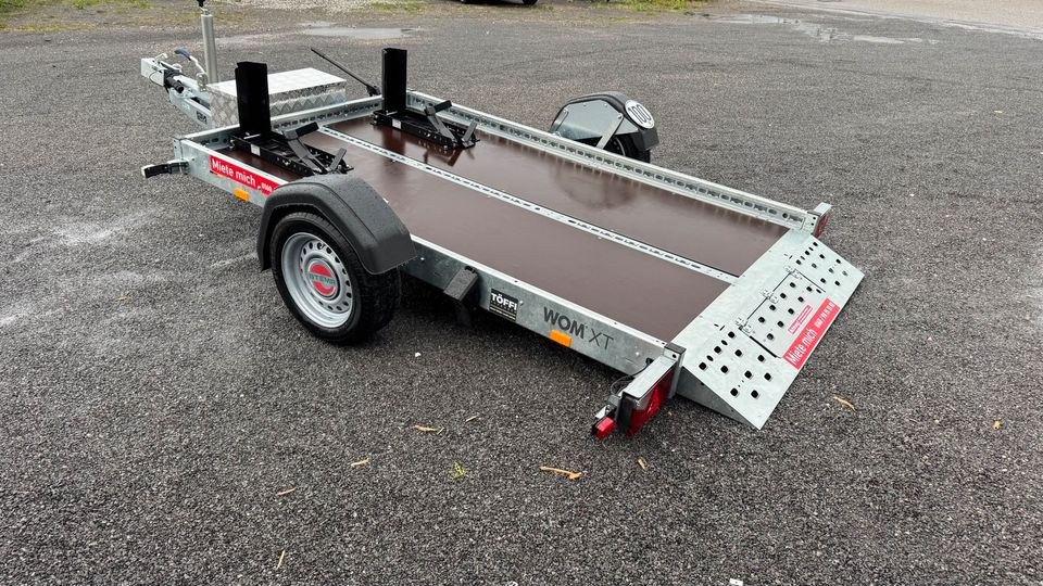 Motorradanhänger 1300 kg mieten in Hockenheim