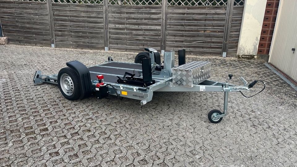 Motorradanhänger Absenkbar mieten in Hockenheim – 2