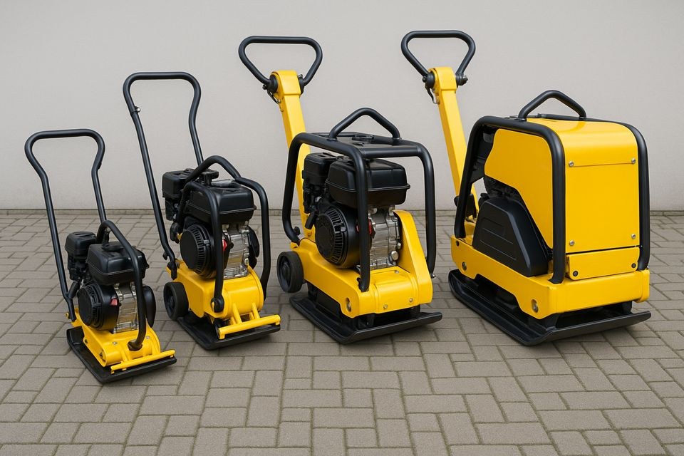 Rüttelplatten 45 90 180 400kg mieten bei RP Baumaschinen