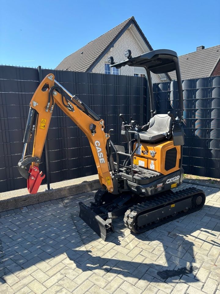 Minibagger Case CX 12D Neumaschine mieten bei RP Baumaschinen