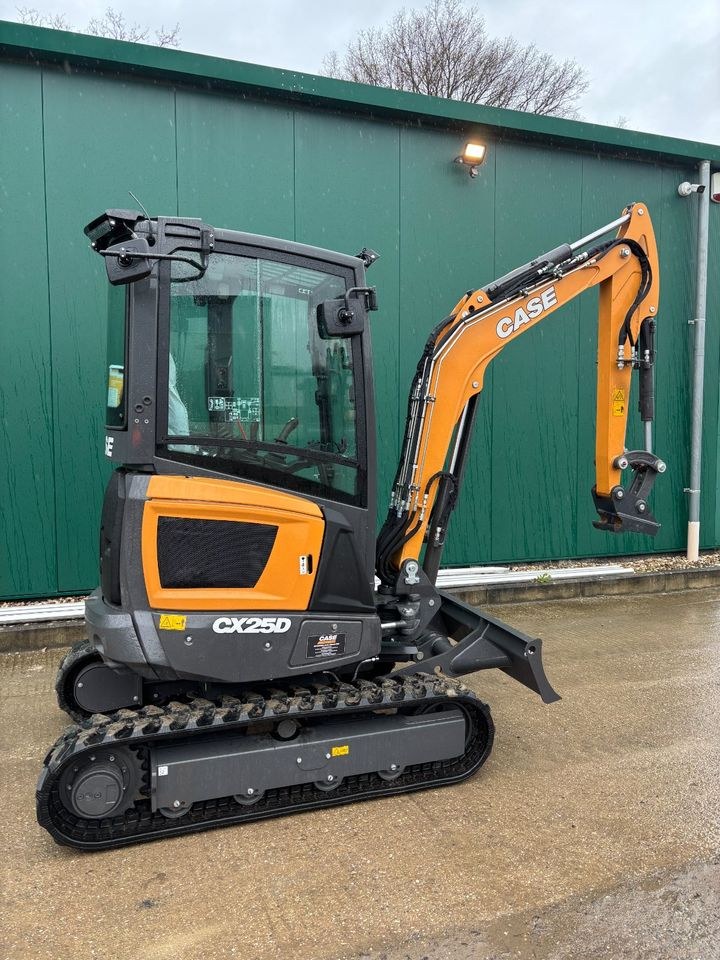 Minibagger Case CX25D 2,5t Bagger Günstige mieten bei RP Baumaschinen