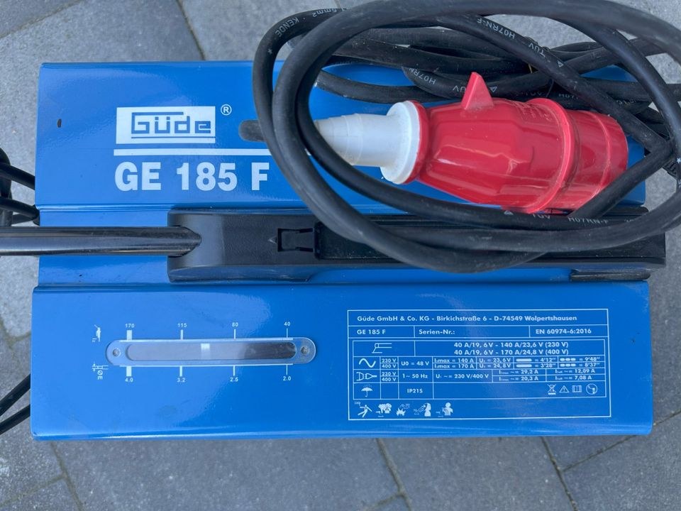 Elektrodenschweißgerät Güde GE185F mieten in Stadtmitte – 2