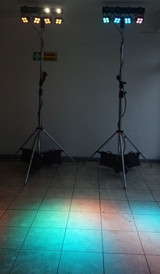 I 2x LED Bar Manfrotto Stative Kabel mieten in Fredersdorf-Vogelsdorf – 3