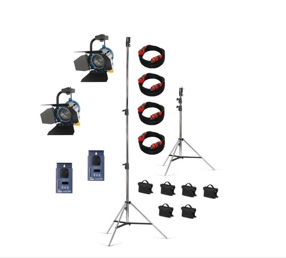 I 2x Arri 650plus Manfrotto Stative Handdimmer mieten – 2
