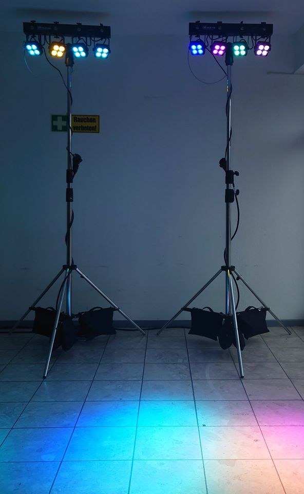 I 2x LED Bar Manfrotto Stative Kabel mieten in Fredersdorf-Vogelsdorf – 2