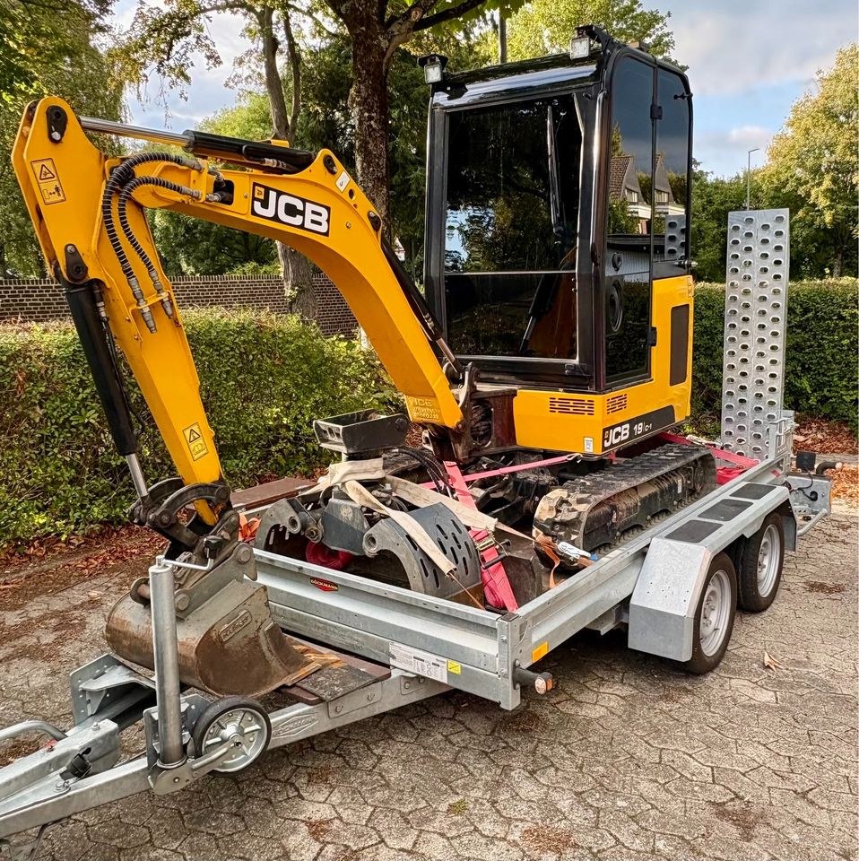 MINIBAGGER 1,9 Tonnen JCB SORTIERGREIFER 19C1 mieten in Krefeld