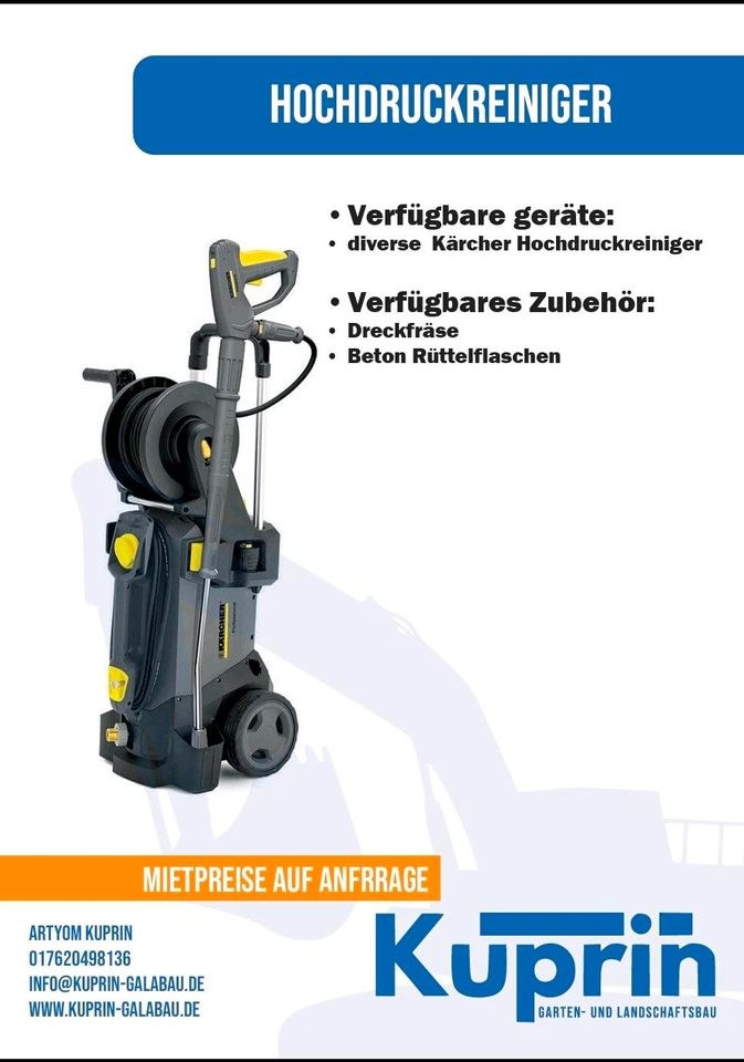 Polsterreiniger Hochdruckreiniger mieten bei A.Kuprin KUPRIN GaLaBau – 2