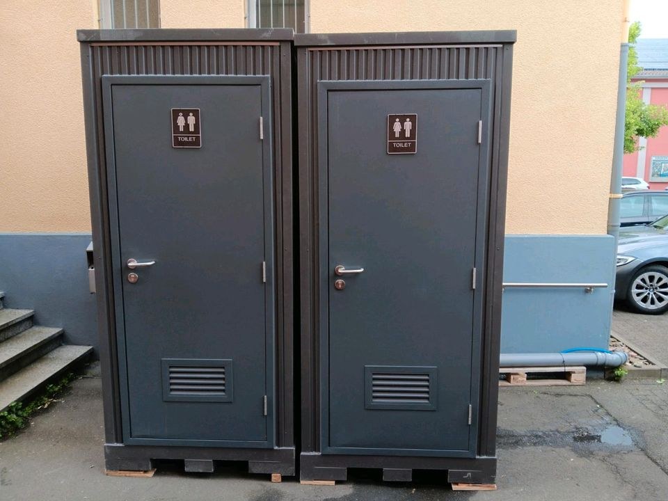WC Container Baustellentoilette mieten bei Mietservice Nüsttal