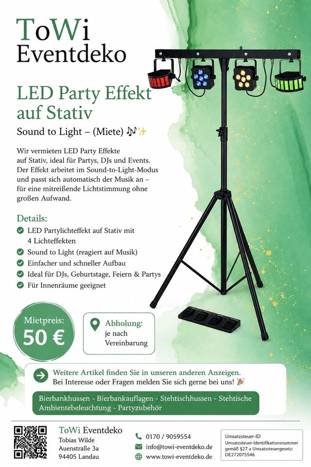 LED Effekt auf Stativ N mieten bei ToWi Eventdeko