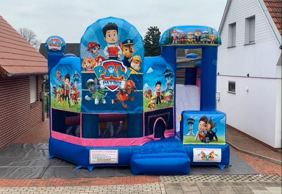 Hüpfburg Anna Elsa Frozen Paw Patrol Rutsche mieten in Nordhorn