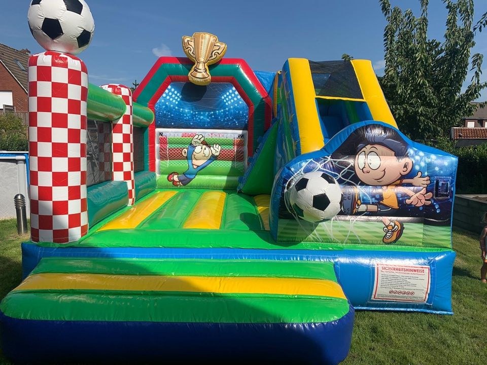 Hüpfburg EinhornPrinzessin Fußball Spongebob mieten in Nordhorn – 2