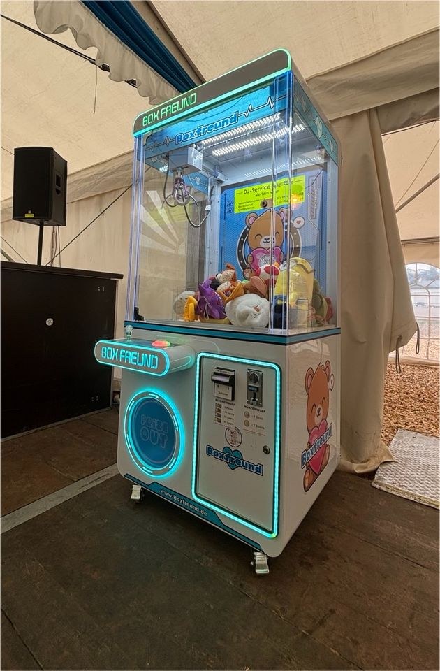 Greifer Greifautomat Plüschtier Kirmes mieten in Breitscheid