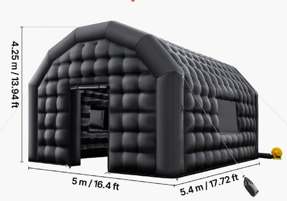 Aufblasbares Clubzelt Partyzelt 5,4x5m mieten bei Scenoply – 3