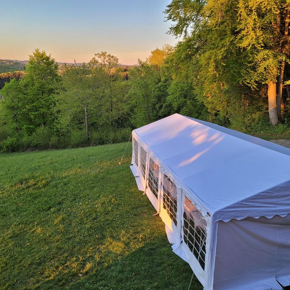 Partyzelte 3x6m 6x12m mieten bei Scenoply – Partyzelt für Ihre Feier – 3