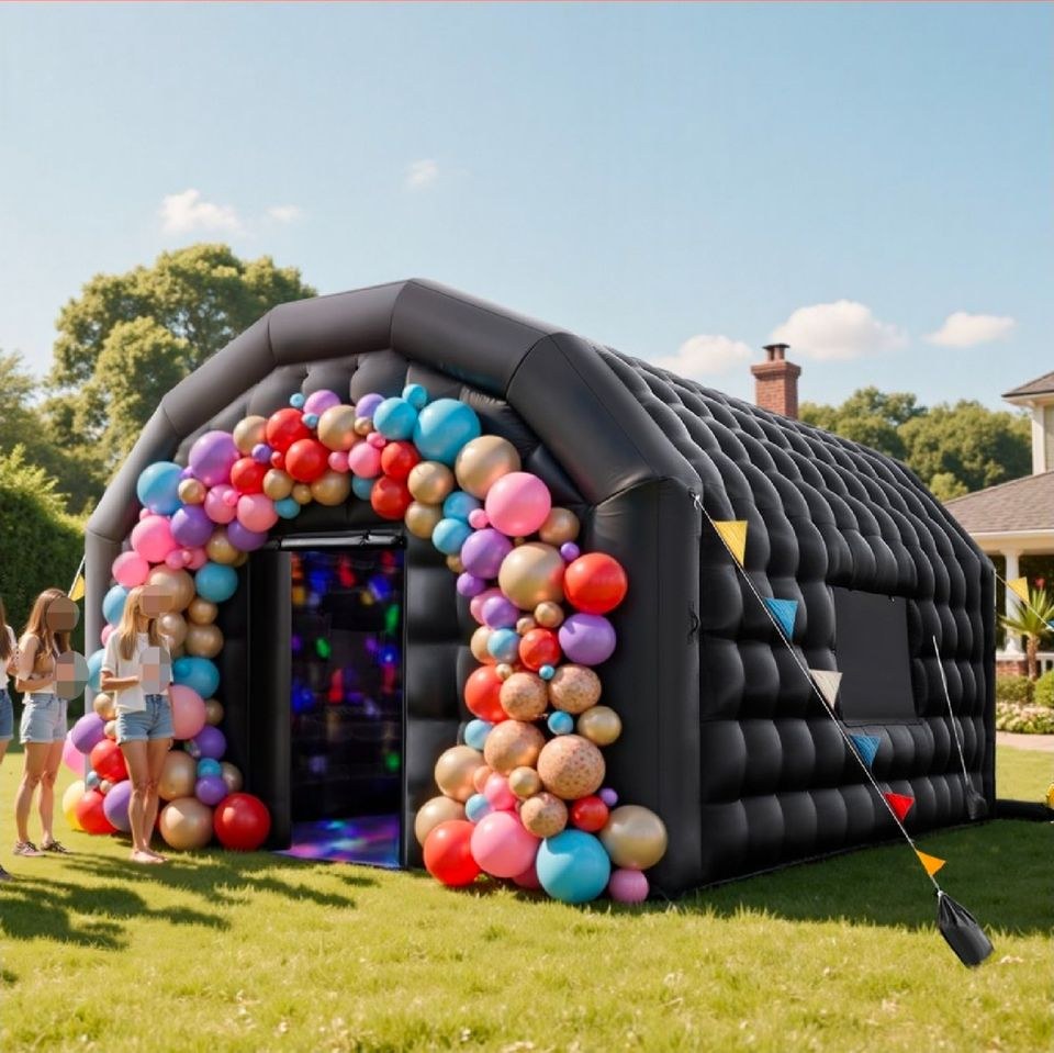 Aufblasbares Clubzelt Partyzelt 5,4x5m mieten bei Scenoply