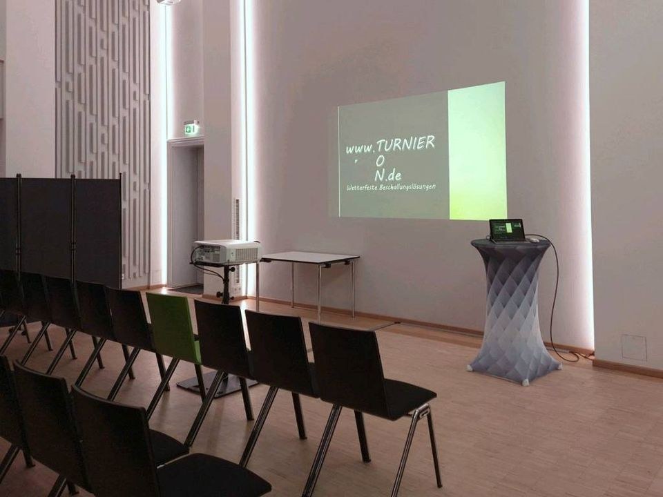N Beamer Leinwand Lautsprecher Open Air Kino mieten bei Turnierton – 4