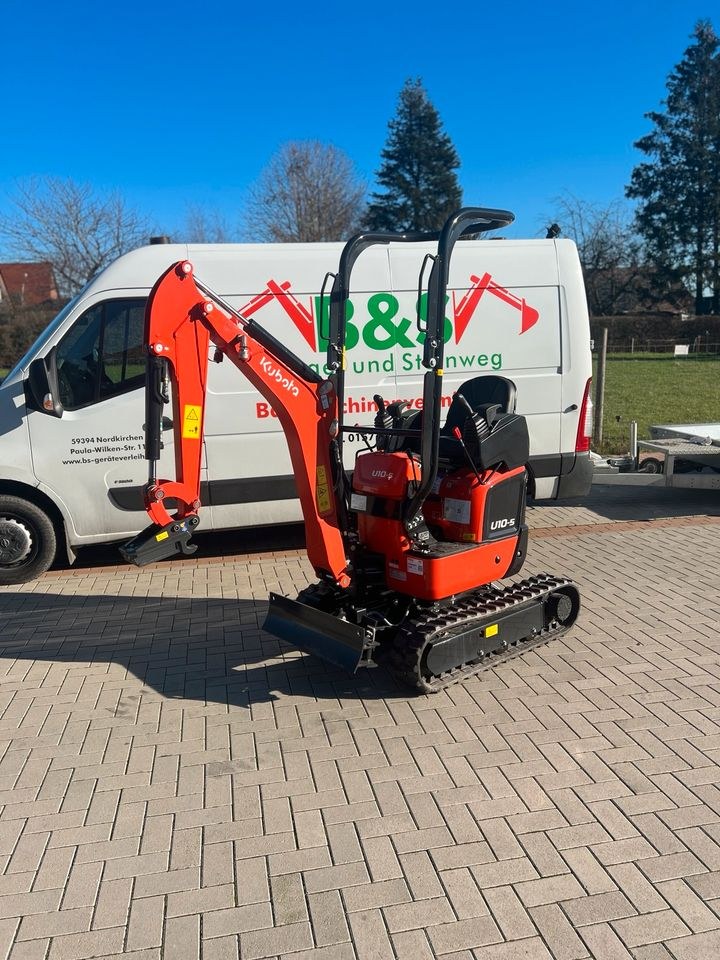 1,1t Bagger Minibagger mieten bei David Erdelkamp DE-Works – 3