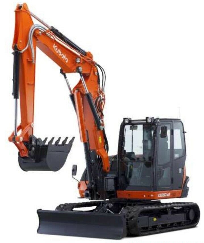 8t Kubota Bagger Minibagger mieten bei David Erdelkamp DE-Works – 2