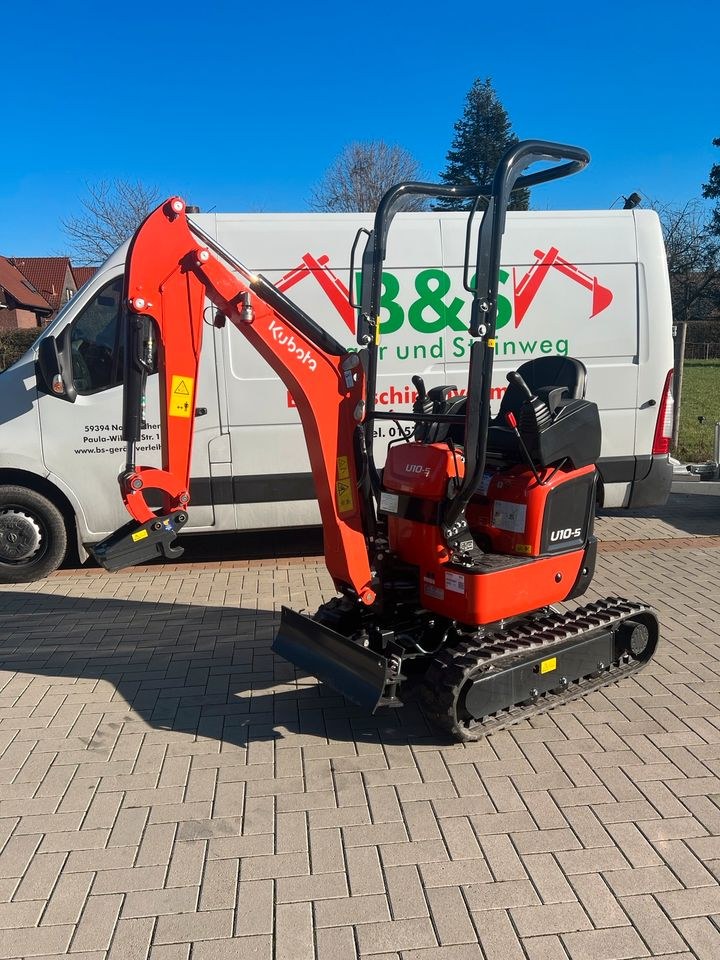 1,1t Bagger Minibagger mieten bei David Erdelkamp DE-Works – 4