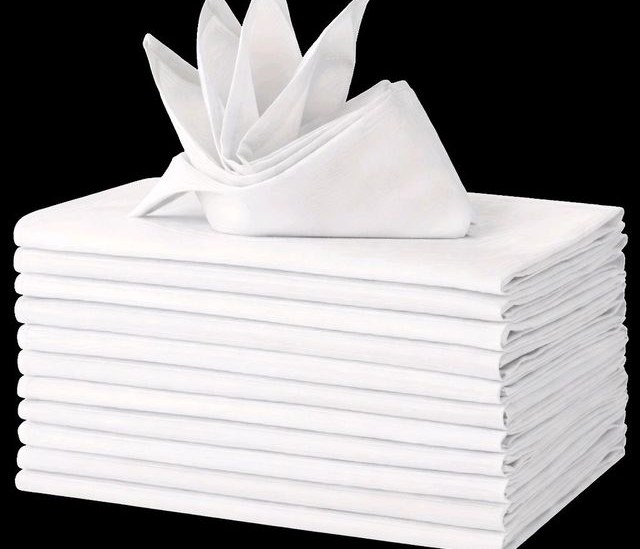 Stoff Servietten 100% Baumwolle 50x50 cm mieten in Langenhagen – 2