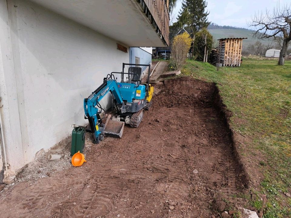 Mini Bagger mieten bei MMH-Handel – für Garten, Einfahrt & Fundament – 3